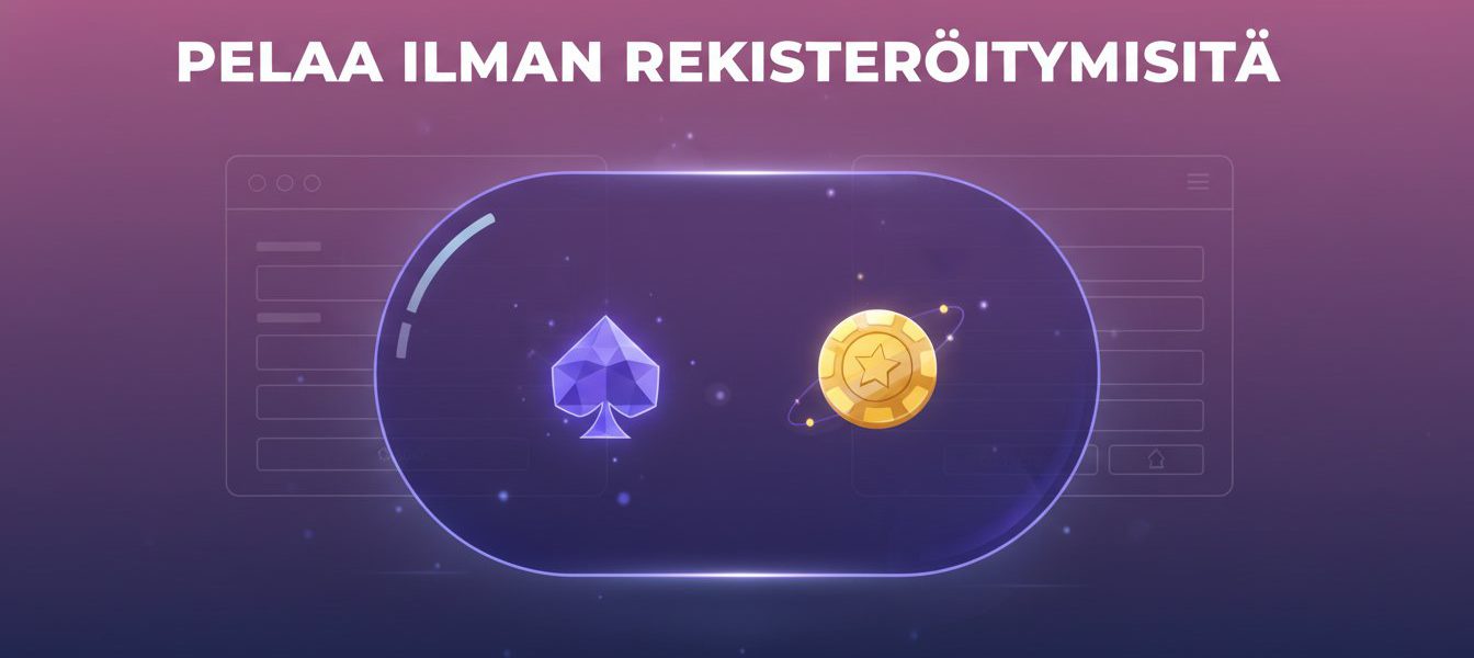 Pelaa ilman rekisteröitymistä: Kattava opas nopeaan pelaamiseen 2026