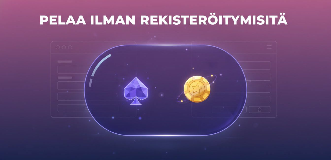 Pelaa ilman rekisteröitymistä: Kattava opas nopeaan pelaamiseen 2026